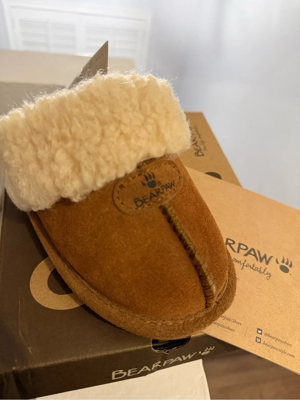BearPaw Kids Loki Toddler Boots Box — Hickory Brown